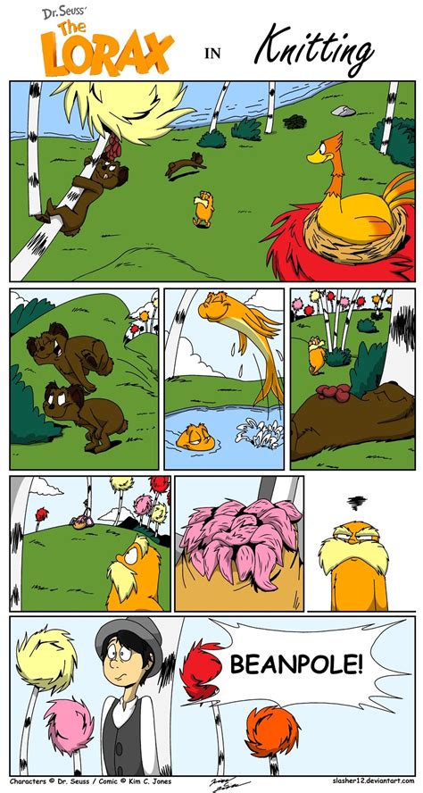 Lorax Comic: Knitting 1 of 3 by Slasher12 on DeviantArt