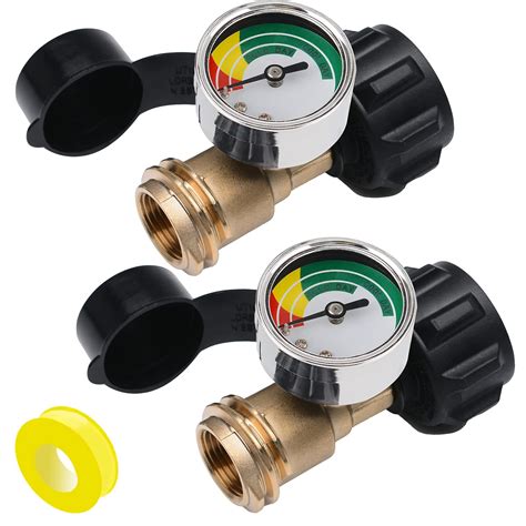 Buy Upgraded 2 Pack Propane Tank Gauge Level Indicator Leak Detector ...