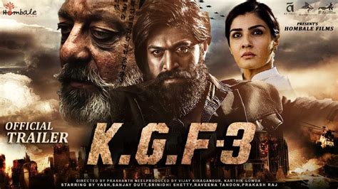 KGF 3 | Official Concept Trailer | Yash | Srinidhi Shetty | Raveena ...