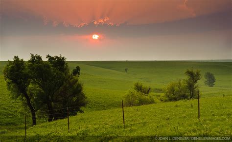 Flint Hills prairie sunrise, Chase County, Kansas | Dengler Images ...