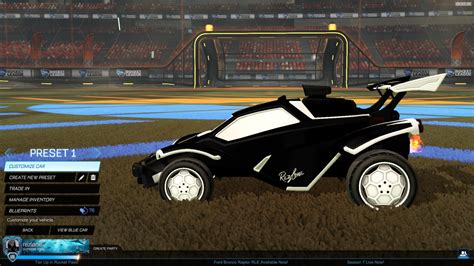 2 Clean Octane Decals Black-White + BakkesMod Preset – Rocket League Mods