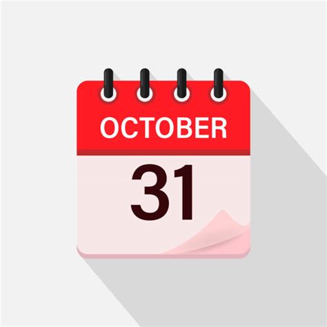 1,500+ 31 October Calendar Stock Illustrations, Royalty-Free Vector ...