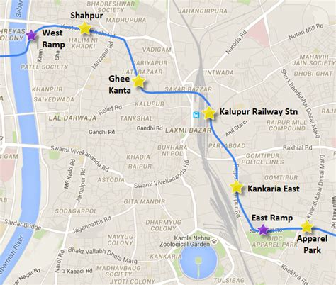 Ahmedabad Metro Route Map