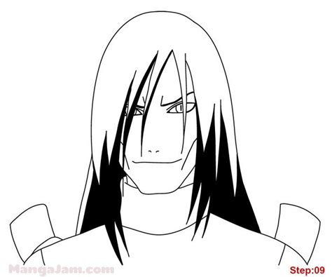 How to Draw Orochimaru from Naruto - MANGAJAM.com | Drawings, Naruto ...