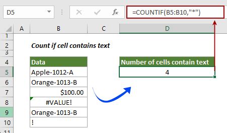 How To Count If Cell Contains Text Or Part Of Text In Excel - Riset