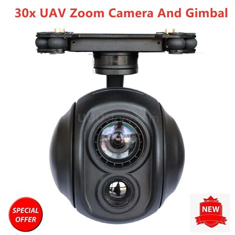 30x Zoom Dual Sensor of Gimbal Camera thermal infrared camera drone for ...