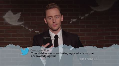 Tom Hiddleston from Celebrity Mean Tweets From Jimmy Kimmel Live! | E! News