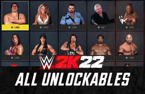 WWE 2K22 Unlockables List, How To Unlock All Characters,, 40% OFF