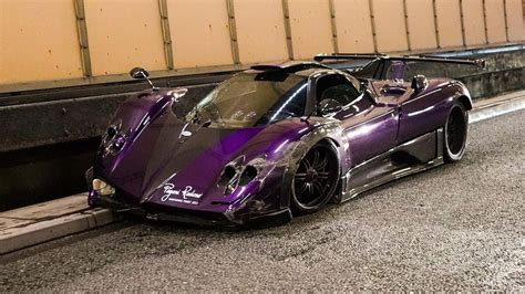 Dashcam Footage Shows Ex-Lewis Hamilton Pagani Zonda Crash In UK Tunnel