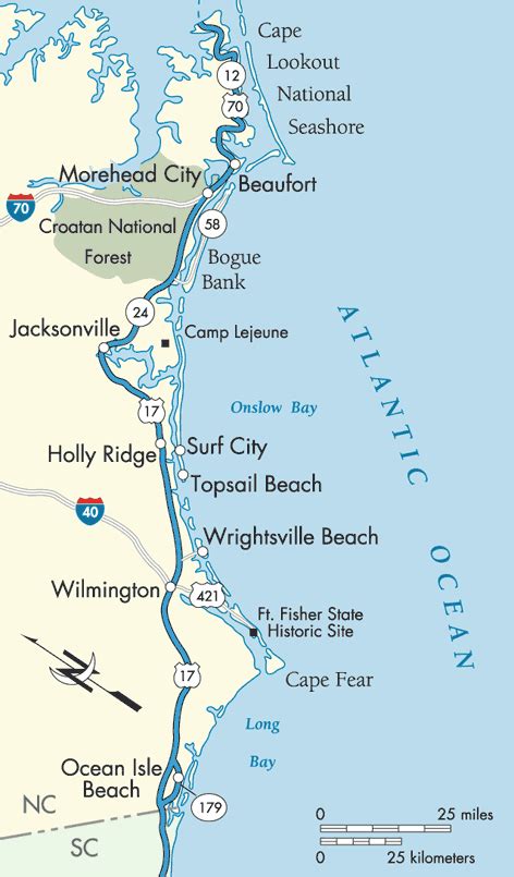 Map Of North Carolina Beaches – Map Of The World