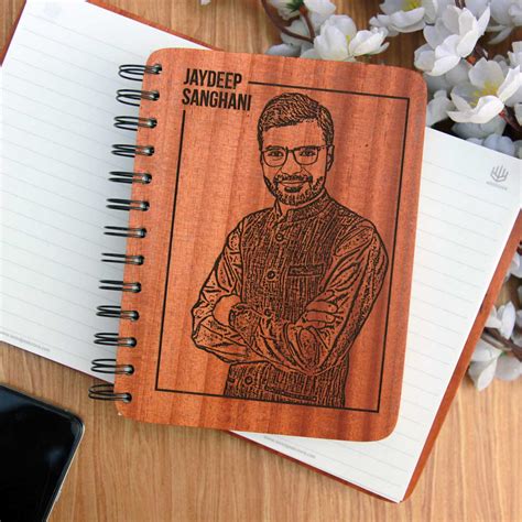 Personalized Photo Diary | Wooden Notebook With Name |Best Photo Gifts ...