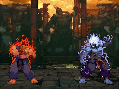 Evil Ryu vs Oni Akuma by xxXPrince-AsuraXxx on DeviantArt