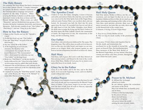 Printable How To Pray The Rosary Pdf - Five reasons the rosary is the ...