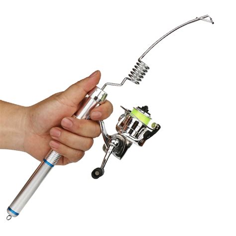 38CM Pocket Fishing Rod Reel Combo Ultrashort Rock Sea Fishing Rod ...