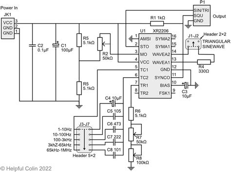 XR2206 Function Generator Kit Improved Instructions - Helpful Colin