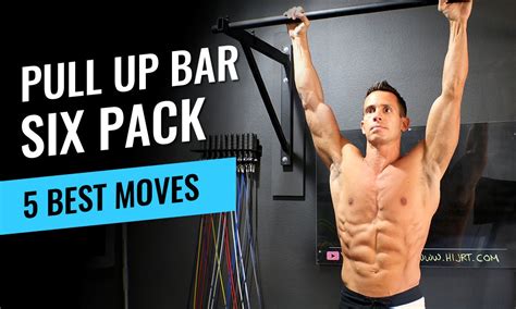 5 Pull Up Bar Exercises to Get Six Pack Abs - Jump Rope Workout - YouTube