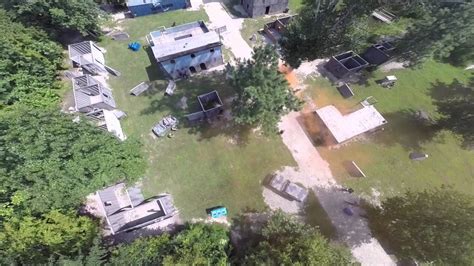 Aerial Drone footage Ballahack Airsoft Field - YouTube