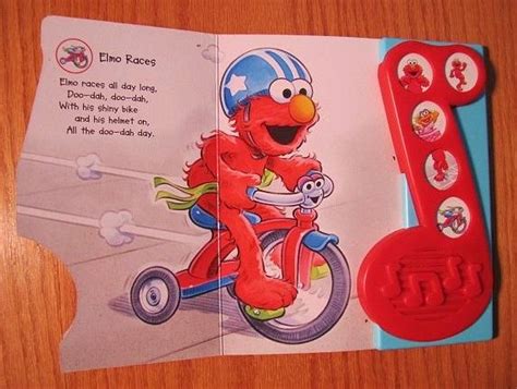 Sesame Street Elmo Musical GET UP AND GO Songs Book 0785382801 | eBay