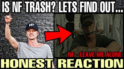 Is He Trash? First time hearing nf leave me alone | first time hearing ...