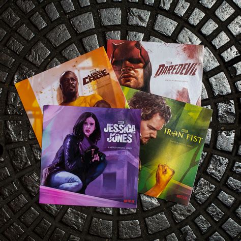 Marvel Defenders 7" Vinyl Disc Collection | Shop the Musictoday ...