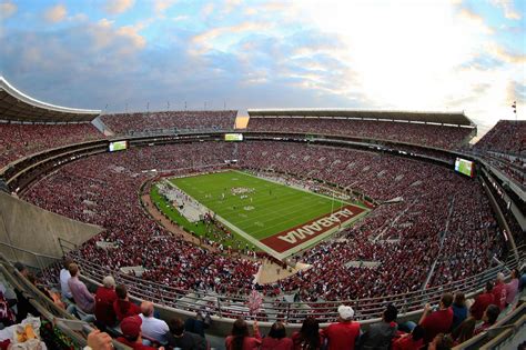 Alabama Ranked No. 2 Stadium Experience In College Football - Roll ...