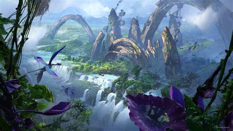 An Alien Landscape of Pandora | Fantasy landscape, Avatar picture ...