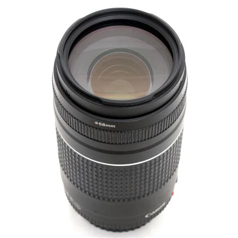 [USED] Canon EF 75-300mm f/4-5.6 III USM Autofocus Zoom Telephoto Lens ...