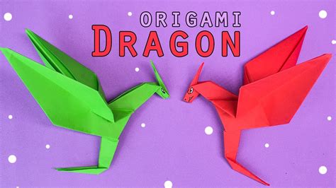 How to make an origami DRAGON || Easy Paper Dragon - YouTube