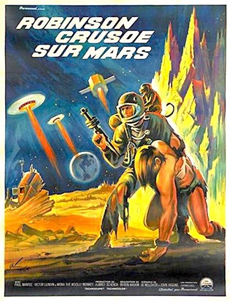 Robinson Crusoe on Mars (1964) | Science fiction movie, Classic movies ...