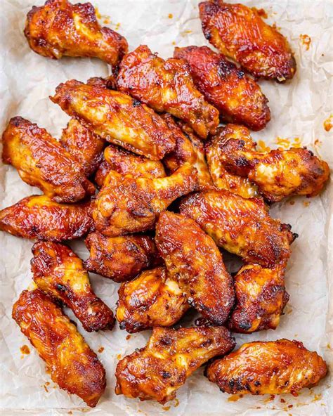 Crispy Air fried Buffalo Chicken Wings - Healthy Fitness Meals