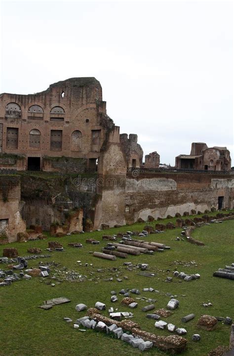 Palatino Ruins in Rome, Italy Stock Photo - Image of historic, outdoor ...