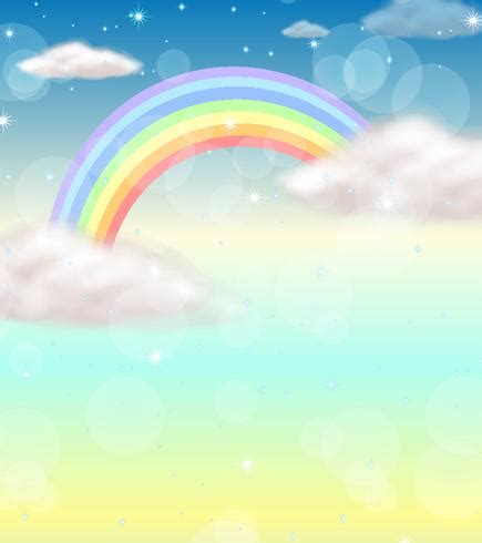 A rainbow in the sky 525603 Vector Art at Vecteezy