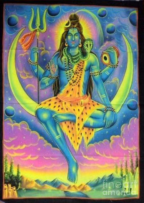 Abstract Paintings Of Lord Shiva