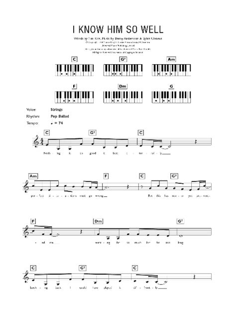 I Know Him So Well | Sheet Music Direct