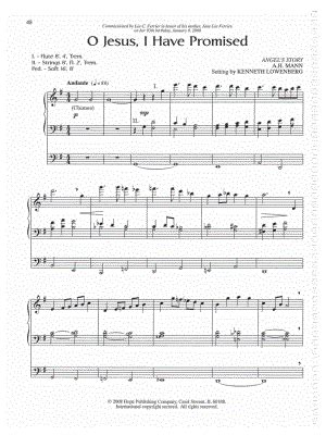 "O Jesus, I Have Promised" Sheet Music - 6 Arrangements Available ...