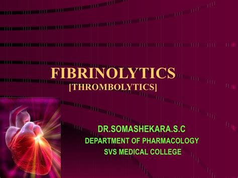 Fibrinolytic agents