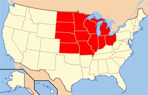 Midwestern united states; Middle West U.S.; Midwest U.S.