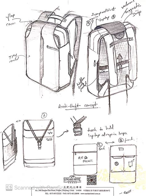 Backpack Sketches on Behance