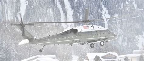 The Photos Of Marine One Landing In Davos Are Straight-Up Badass | The ...