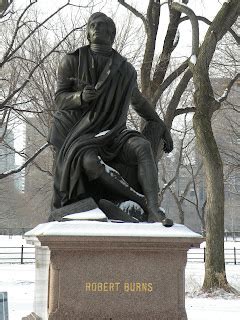 Central Park New York City: Robert Burns Statue