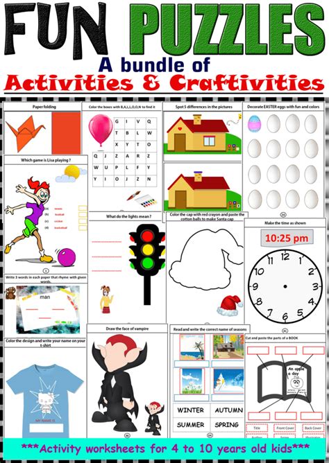 Free Printable Activity Books