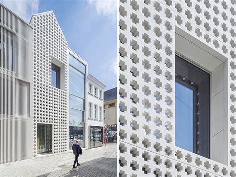 A Cross Pattern Covers This Facade Made From Precast Concrete – 【Free ...