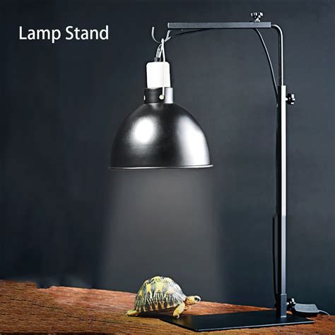 Reptile Lamp Stand Heating Lamp Holder Adjustable Telescopic Metal ...