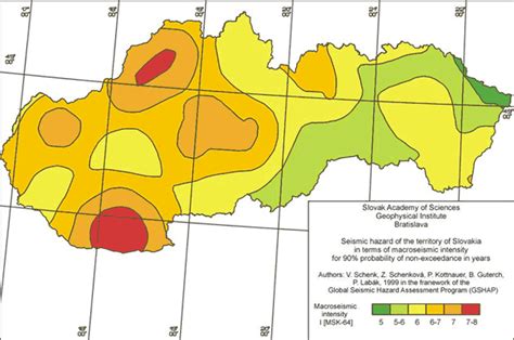 Maps for the territory of Slovakia