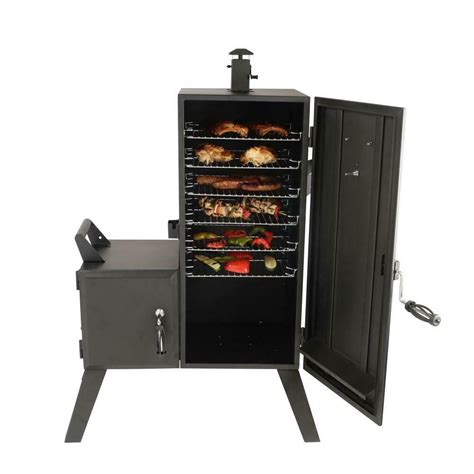 Dyna-Glo Vertical Off-Set Charcoal Smoker 36 in. Firebox