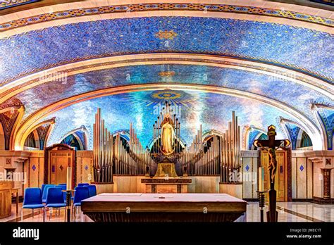 Sainte-Anne-de-Beaupre, Canada - June 2, 2017: Inside Basilica of ...