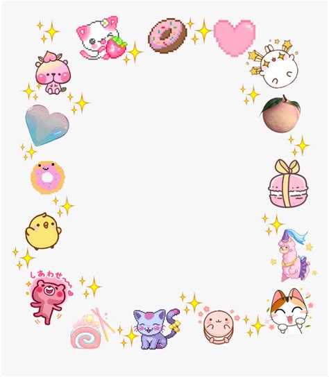 Kawaii Theme - Picsart Stickers Aesthetic Cute, HD Png Download - kindpng