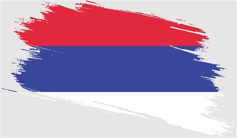 Republika Srpska flag with grunge texture 6794515 Vector Art at Vecteezy