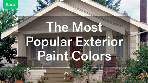 The Most Popular Exterior Paint Colors – Life at Home – Trulia Blog