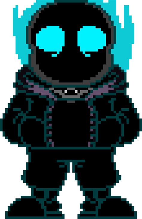 Nightmare fnf sans coolthemath69 request pixel art